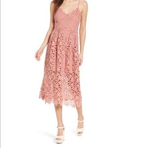 ASTR the label lace Midi Dress